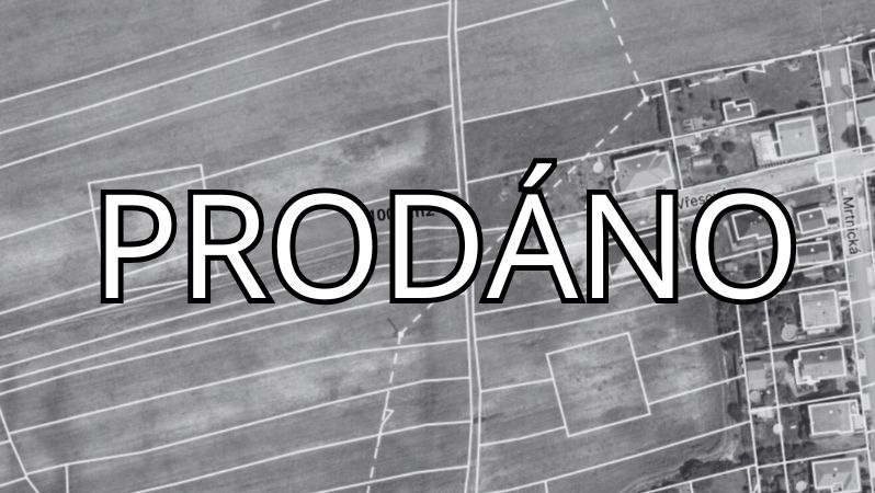 Prodej stavebního pozemku 1005 m2 Prodej stavebního pozemku 1005 m2