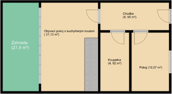 Pronájem bytu 2+kk 55 m², Dobřany (foto 16)