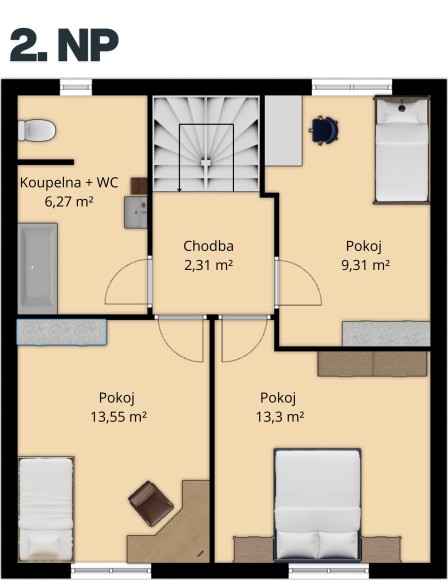 Prodej rodinného domu 95 m², Nevřeň (foto 13)