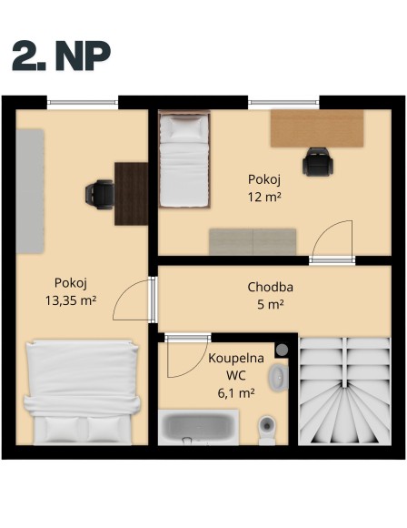 Prodej rodinného domu 80 m², pozemek 97 m² Bdeněves (foto 13)