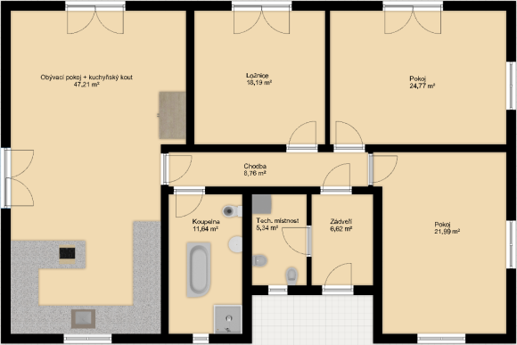 Prodej rodinného domu 4kk, Útvina (foto 35)