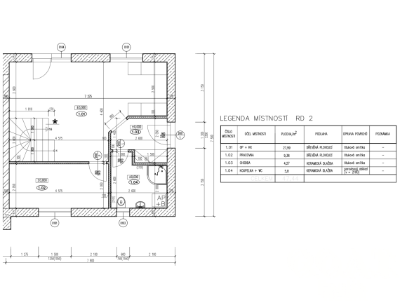 Prodej rodinného romu 90 m², pozemek 157 m² Vejprnice (foto 4)