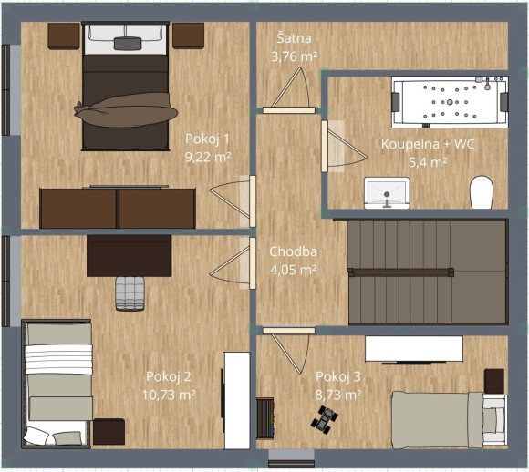 Prodej mezonetového bytu 4+kk 90 m², Chotíkov (foto 7)